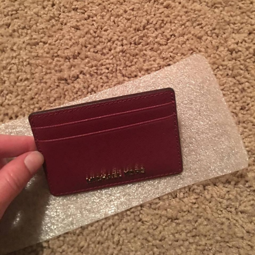 Michael Kors Jet Set Travel Saffiano Leather Card - Picture 6 of 6